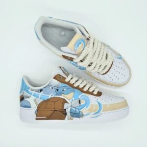Blastoise “Hydro Cannon Edition” – Custom Hand-Painted Anime Sneakers